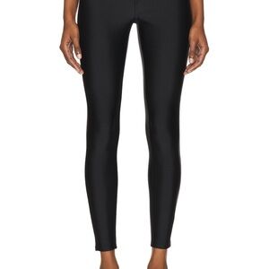 Good American Compression Shine Good Waist Black Leggings